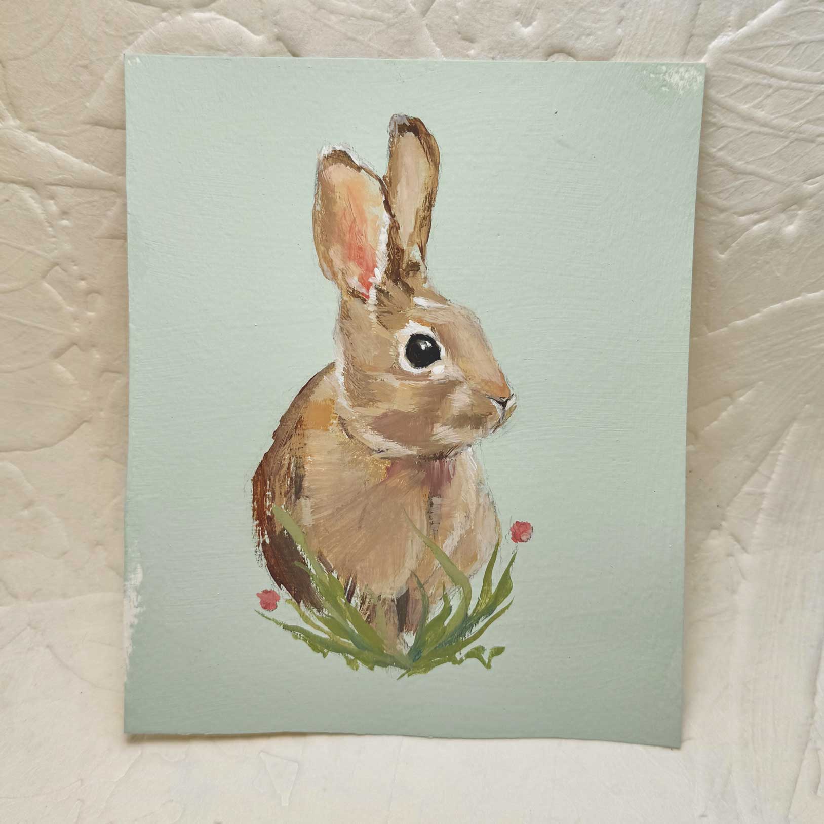 Bunny with Tiny Flowers | 6